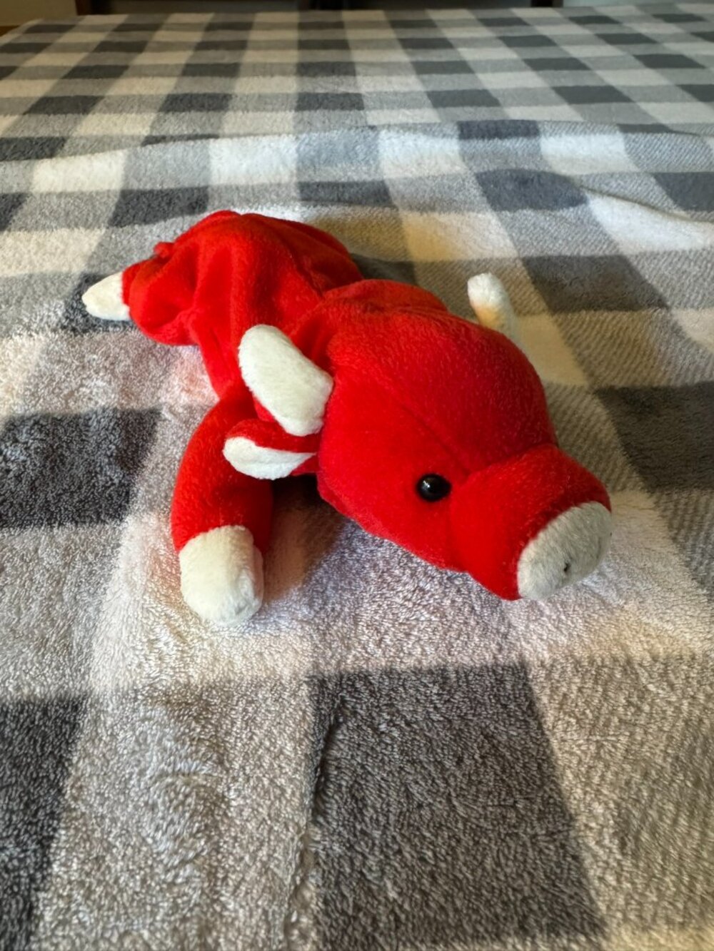 Ty Beanie Babies Snort the Red Bull 9" Plush